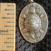 Turtle Earrings - Sterling Silver Ovals Repoussé  1.25" - Image 3