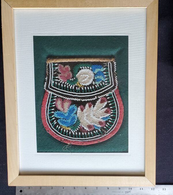 Niagara Bead Work Purse in Frame