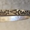 Sterling Silver Hand Stamped Cuff Size 6 - Image 6