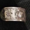 Cuff Sterling Silver 2 Hearts & 2 Turtles 1" x 6.5" - Image 4