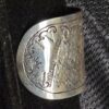 Handwrought Sterling Cuff Turtle & 2 Bears 1.5" x 5.25" - Image 3