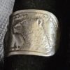 Handwrought Sterling Cuff Turtle & 2 Bears 1.5" x 5.25" - Image 4