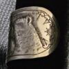 Handwrought Sterling Cuff Turtle & 2 Bears 1.5" x 5.25" - Image 5