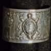 Handwrought Sterling Cuff Turtle & 2 Bears 1.5" x 5.25"