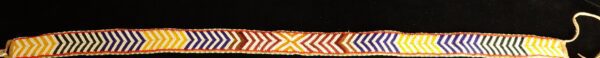 Northwest Coast Beaded Tie Belt 33.75" - Image 3