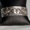 Sterling Cuff 4 Hearts & 2 Turtles .75" x 6"