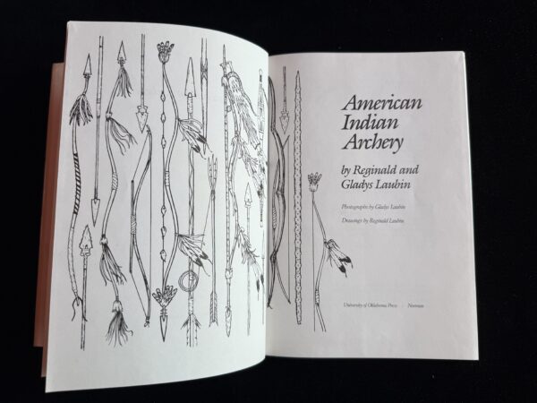 American Indian Archery by Reginald & Gladys Laubin 1980