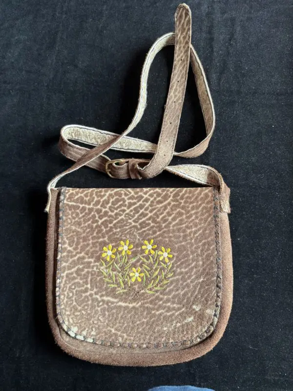 Shoulder Bag with Quillwork