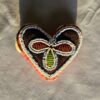 Mi'kmaq heart-shaped pin cushion 1800s