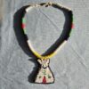 Lakota beaded choker with Tipi 1880s to 1930s