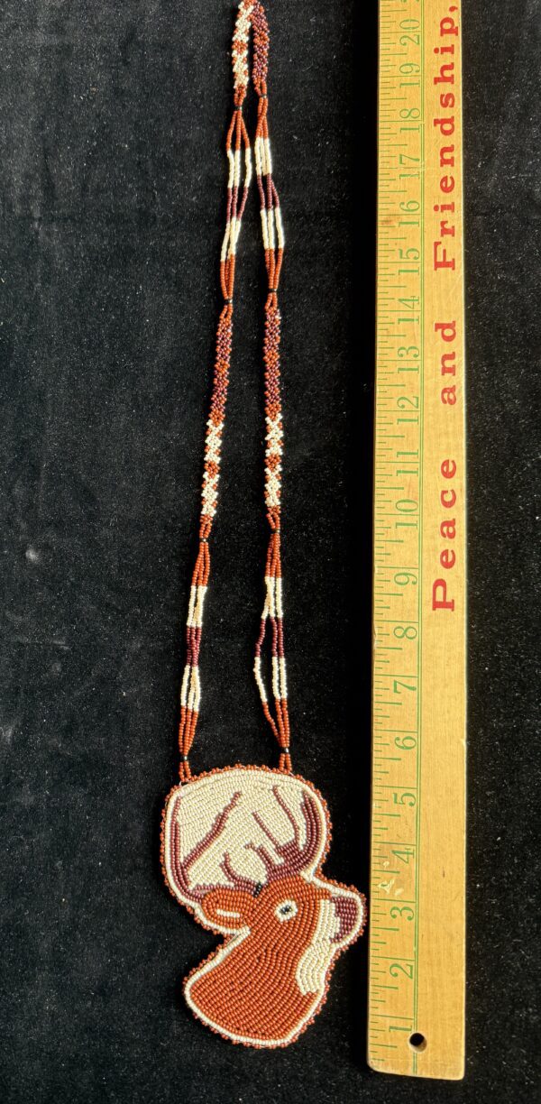 Beaded Medallion - Deer - Image 3