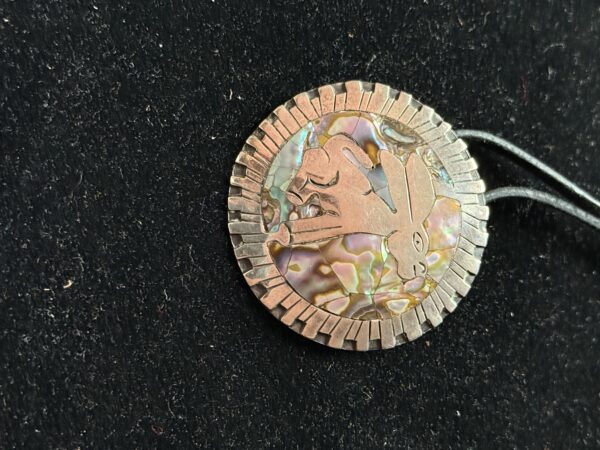 Rabbit Pendant & Pin Sterling & Abalone - Image 3