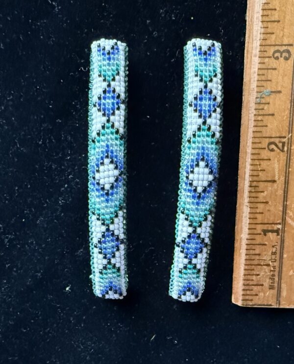 Beaded Twin Barrettes - Image 2