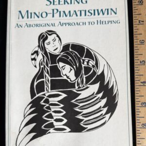 Book cover with Aboriginal design art.