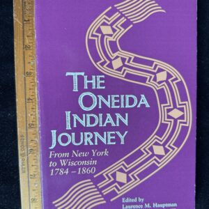 Purple book cover, "The Oneida Indian Journey.