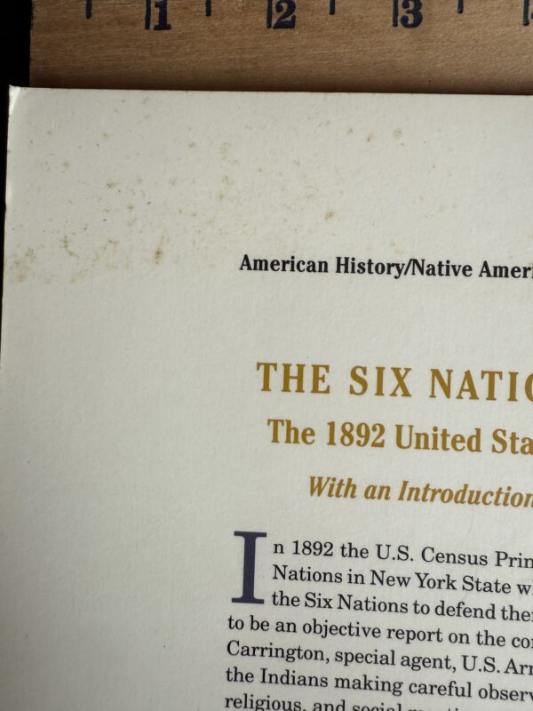 The Six Nations of New York: The 1892 United States Extra Census Bulletin - Image 6